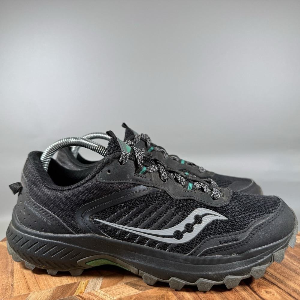Saucony Excursion TR15 Womens Size 9.5 W Black‎ Athletic Running Shoes Sneakers